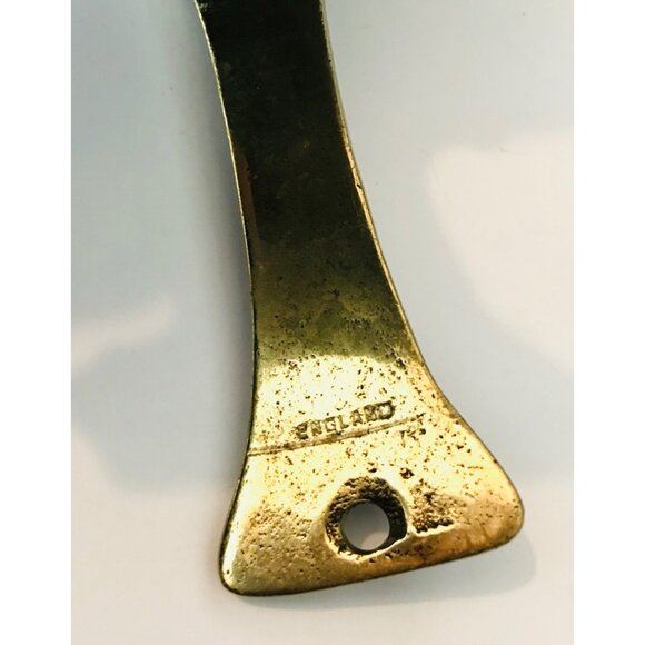 19th Century Georgian Brass Eagle Door Knocker Bird Open  19th Century Georgian Brass Eagle Door Knocker Bird Open Wings Spread England